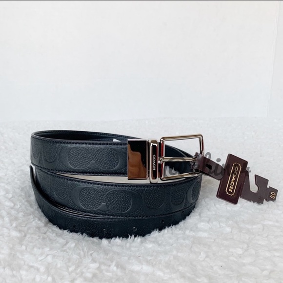 Coach Cut-to-size Reversible Leather Belt One Size - Picture 2 of 5